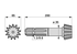 Ritzelwelle 13 Zähne Kuhn 57522300 Kuhn