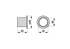 Buchse AD 45 x ID 30 x L 35 mm, alte Ausführung Kuhn 58531500 Kuhn