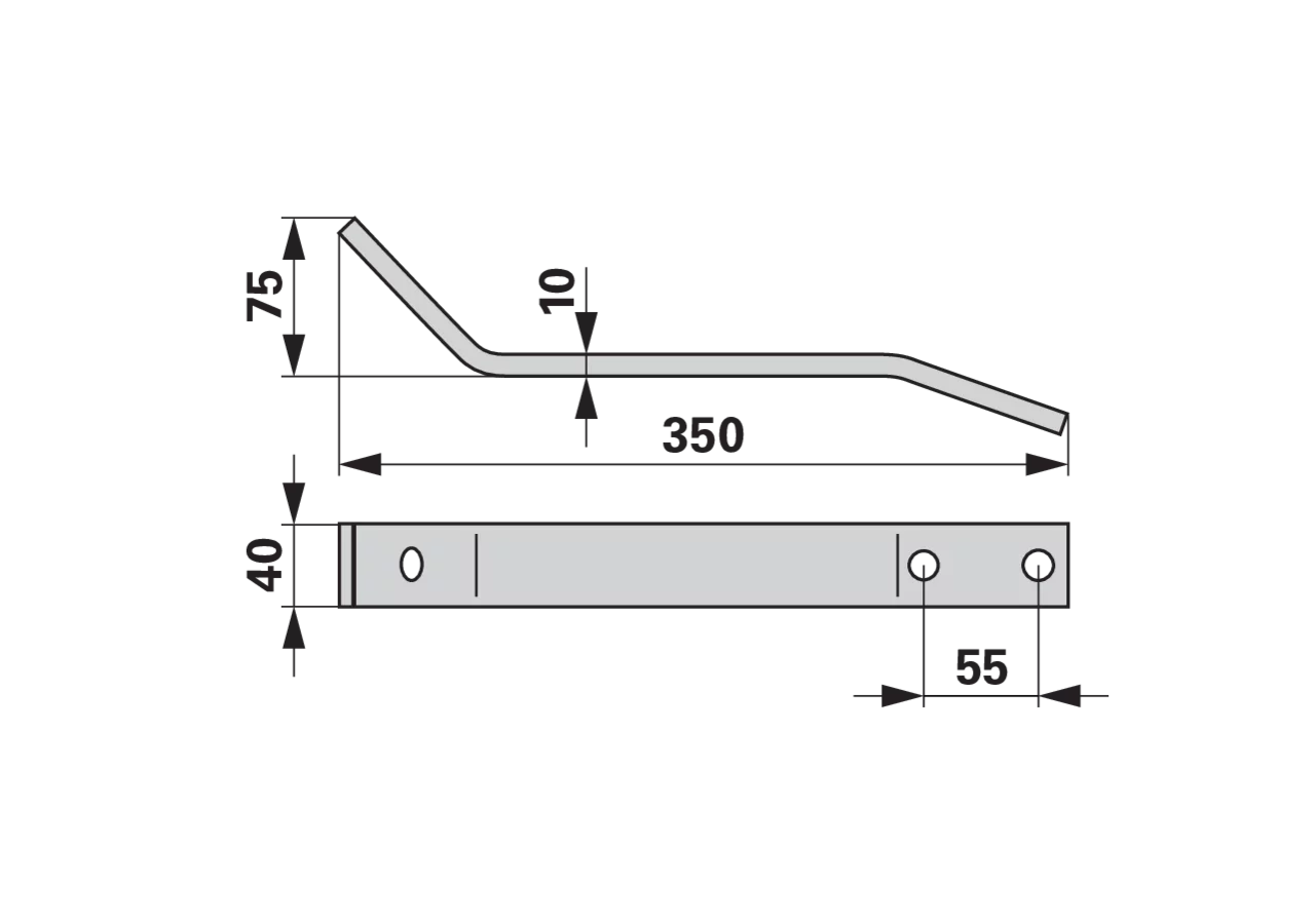 Zinkenarm L 350 mm SIP 151946123 SIP
