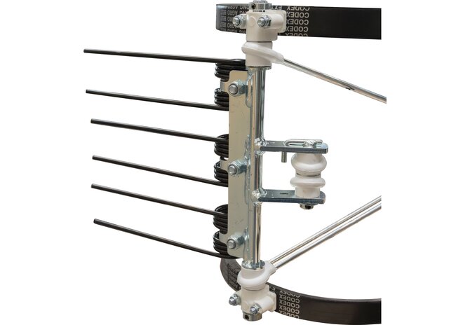Zinkenband B 32 x L 5.000 mm, 13 Zinkenträger, 3 Zinken pro Reihe Prillinger Riemenabstand Mitte–Mitte 340 Prillinger