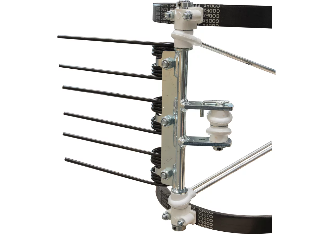 Zinkenband B 32 x L 5.000 mm, 13 Zinkenträger, 3 Zinken pro Reihe Prillinger Riemenabstand Mitte–Mitte 340 Prillinger