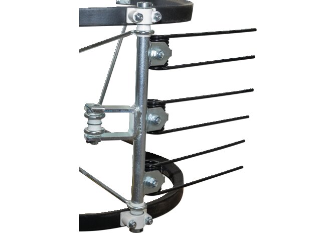 Zinkenband B 32 x L 5.000 mm, 12 Zinkenträger, 3 Zinken pro Reihe Prillinger Prillinger