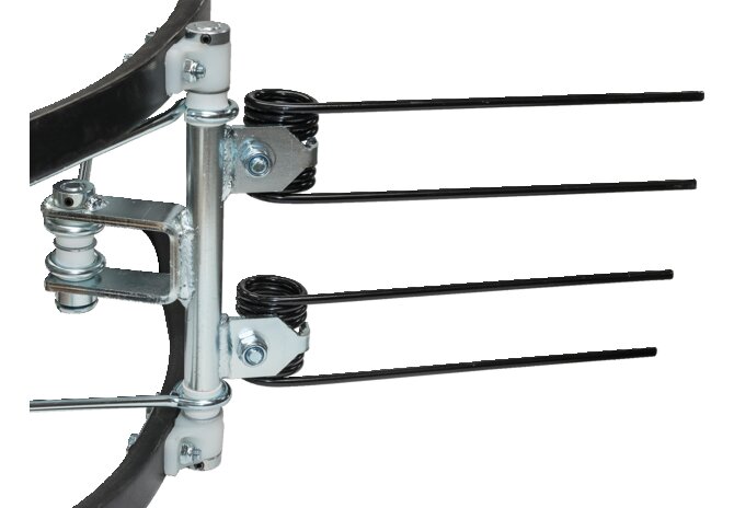 Zinkenband B 32 x L 4.000 mm, 10 Zinkenträger, 2 Zinken pro Reihe Prillinger Lochabstand (LA) 44 mm Prillinger