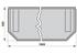Schwadtuch B 580 x L 1.800 mm Pöttinger 499.043 Pöttinger