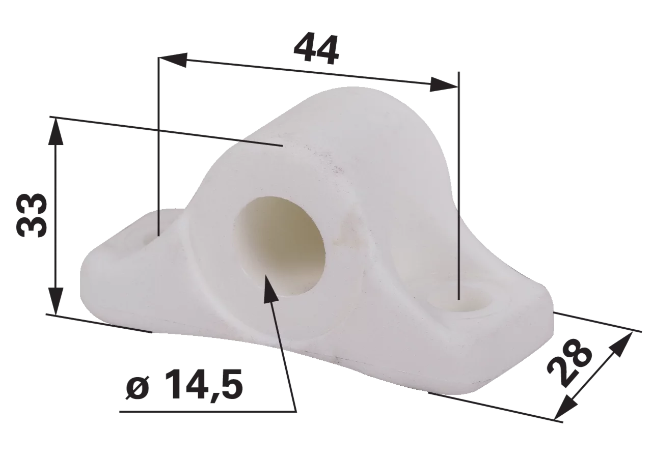 Lagerbock B 28 mm – passend für Vogel und Noot F5001802 GartenShop24