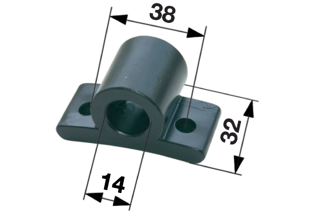 Lagerbock B 32 mm GartenShop24