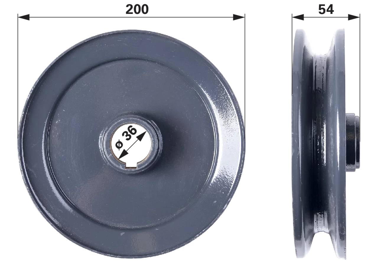 Riemenscheibe AD 200 mm SIP 151581808 SIP