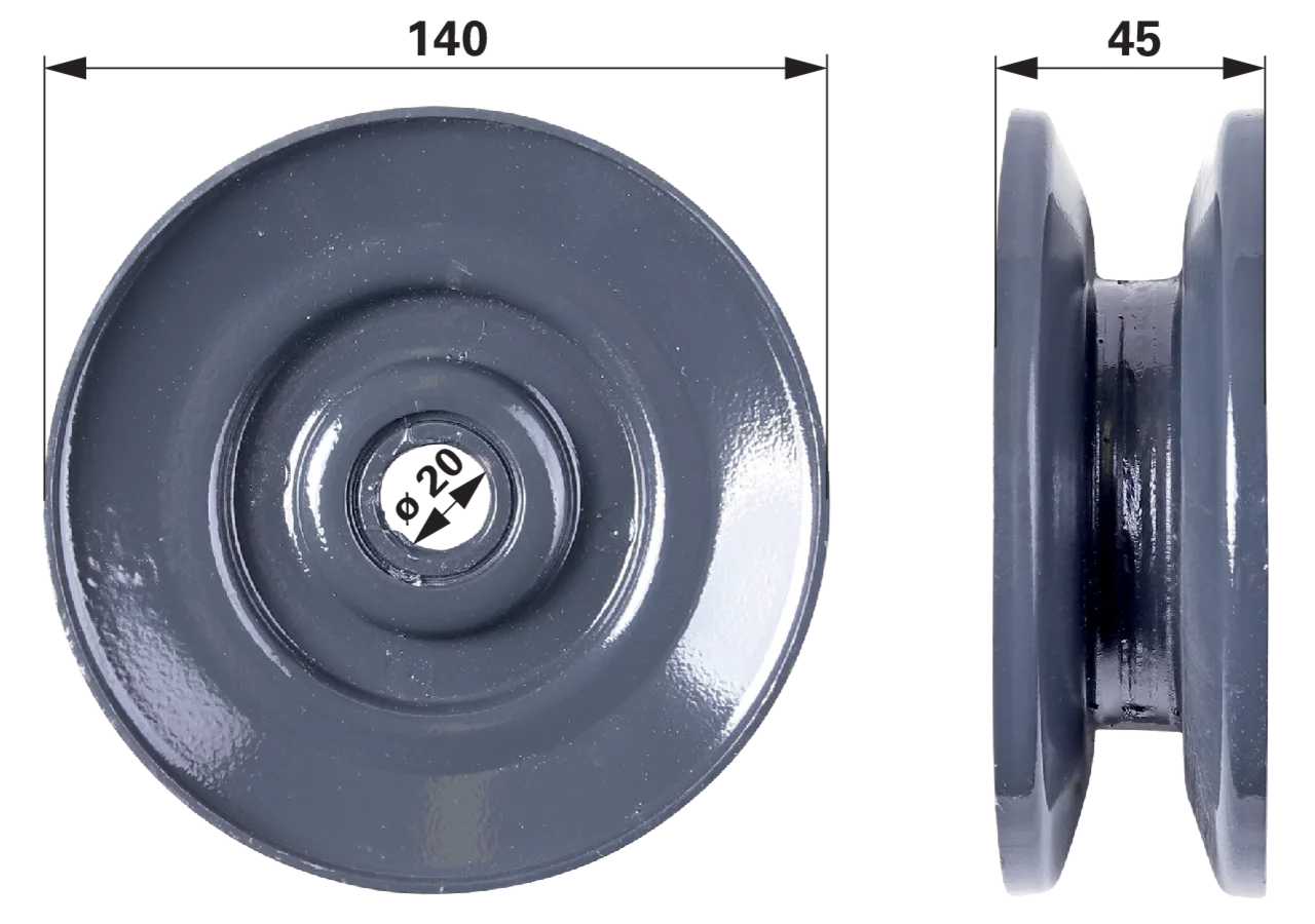 Riemenscheibe AD 140 mm SIP 151065607 SIP