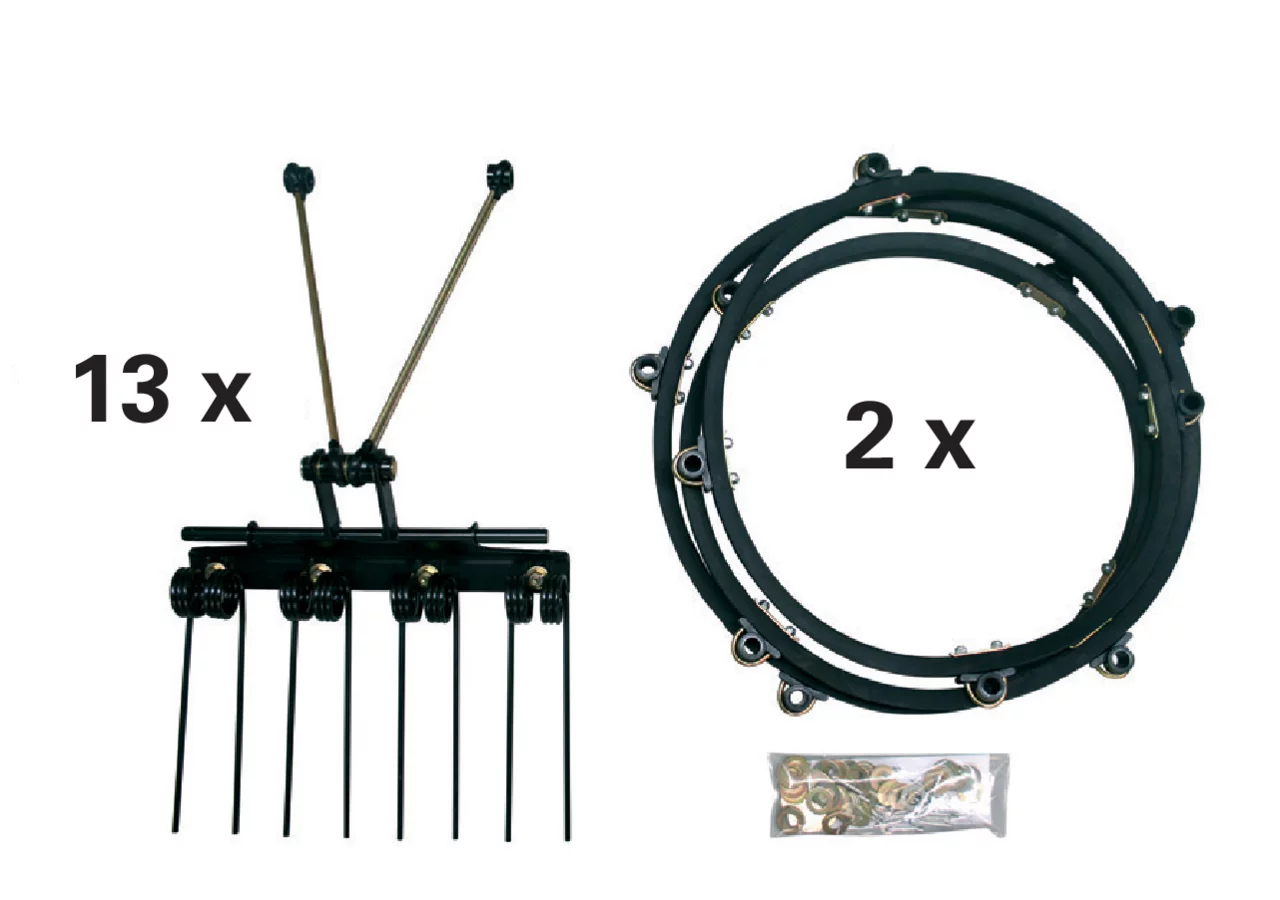 Zinkenband B 32 x L 5.068 mm, 13 Zinkenträger, 4 Zinken pro Reihe SIP 154191902 SIP