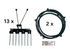 Zinkenband B 32 x L 5.068 mm, 13 Zinkenträger, 4 Zinken pro Reihe SIP 154191902 SIP