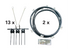 Zinkenband B 32 x L 5.068 mm, 13 Zinkenträger, 3 Zinken pro Reihe SIP 151056902 SIP