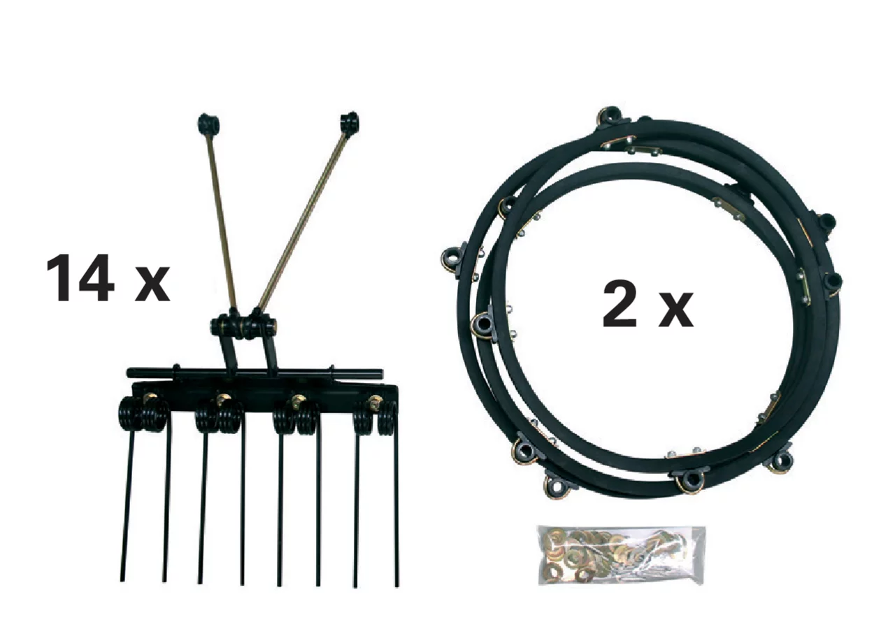 Zinkenband B 32 x L 5.468 mm, 14 Zinkenträger, 4 Zinken pro Reihe SIP 154771205 SIP