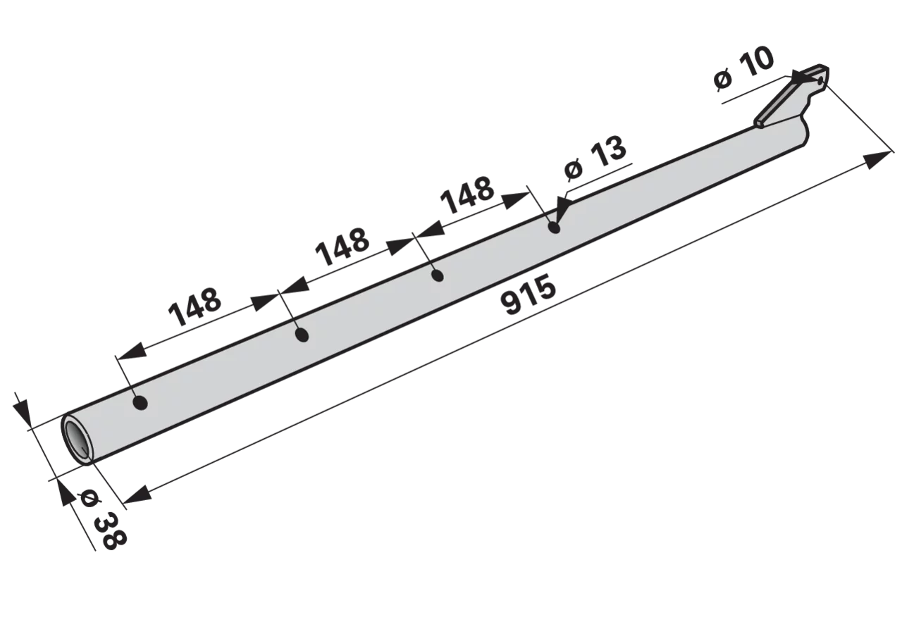 Zinkenträger L 915 mm SIP 154452602 SIP