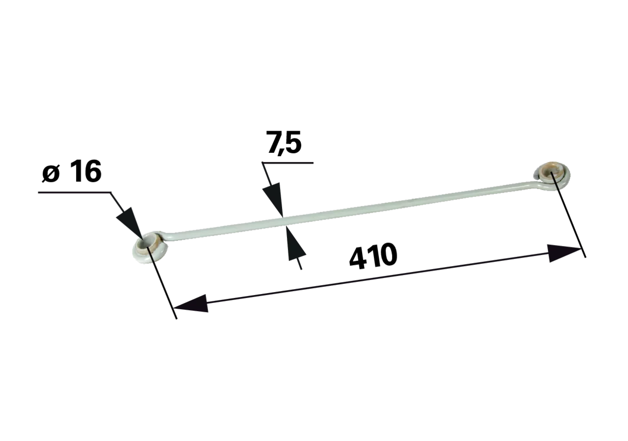 Lenkstange LA 410 mm Reform 160.420.103 GartenShop24