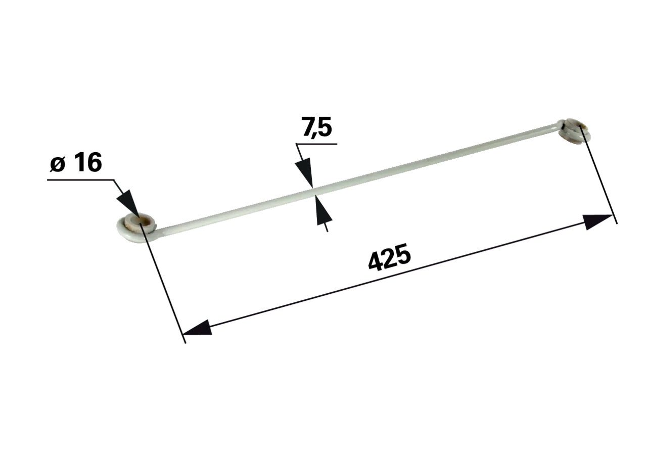 Lenkstange LA 425 mm Reform 160.420.115 GartenShop24