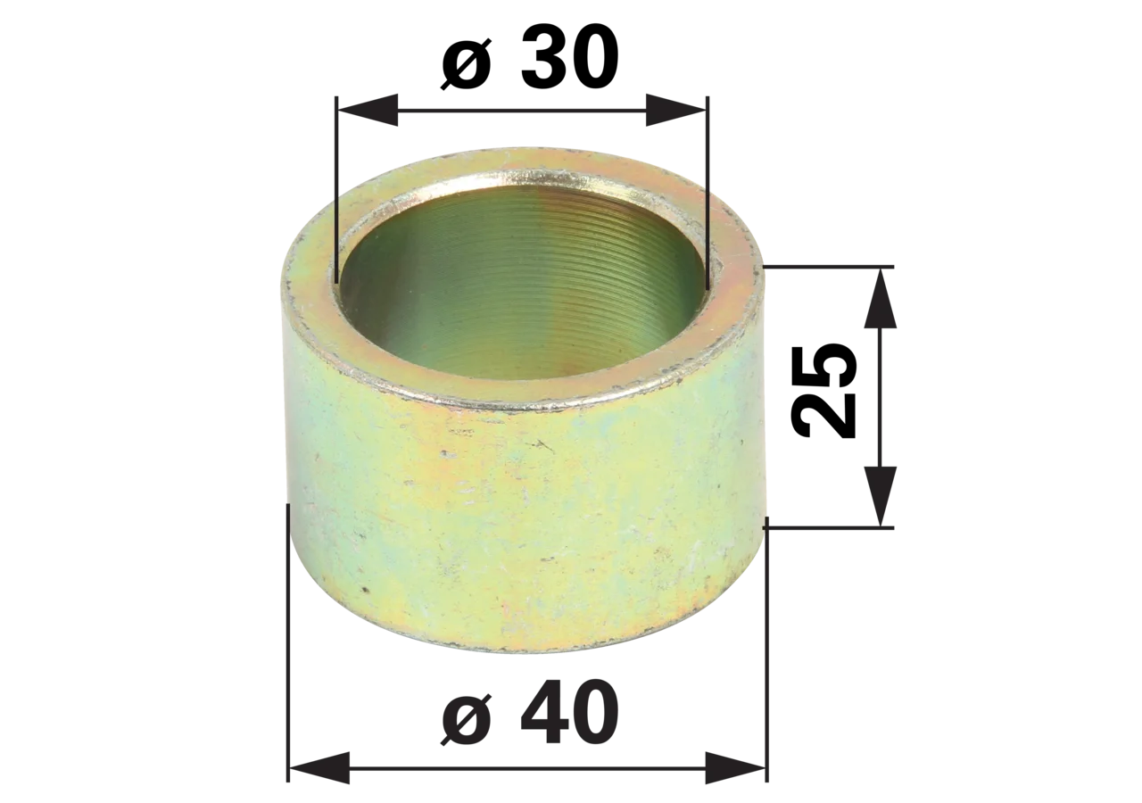 Rolle AD 40 x ID 30 x L 25 mm SIP 153602603 SIP