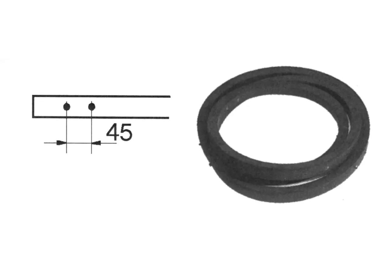 Keilriemen 32x4000 10-teilig vorgebohrt La 45 mm GartenShop24