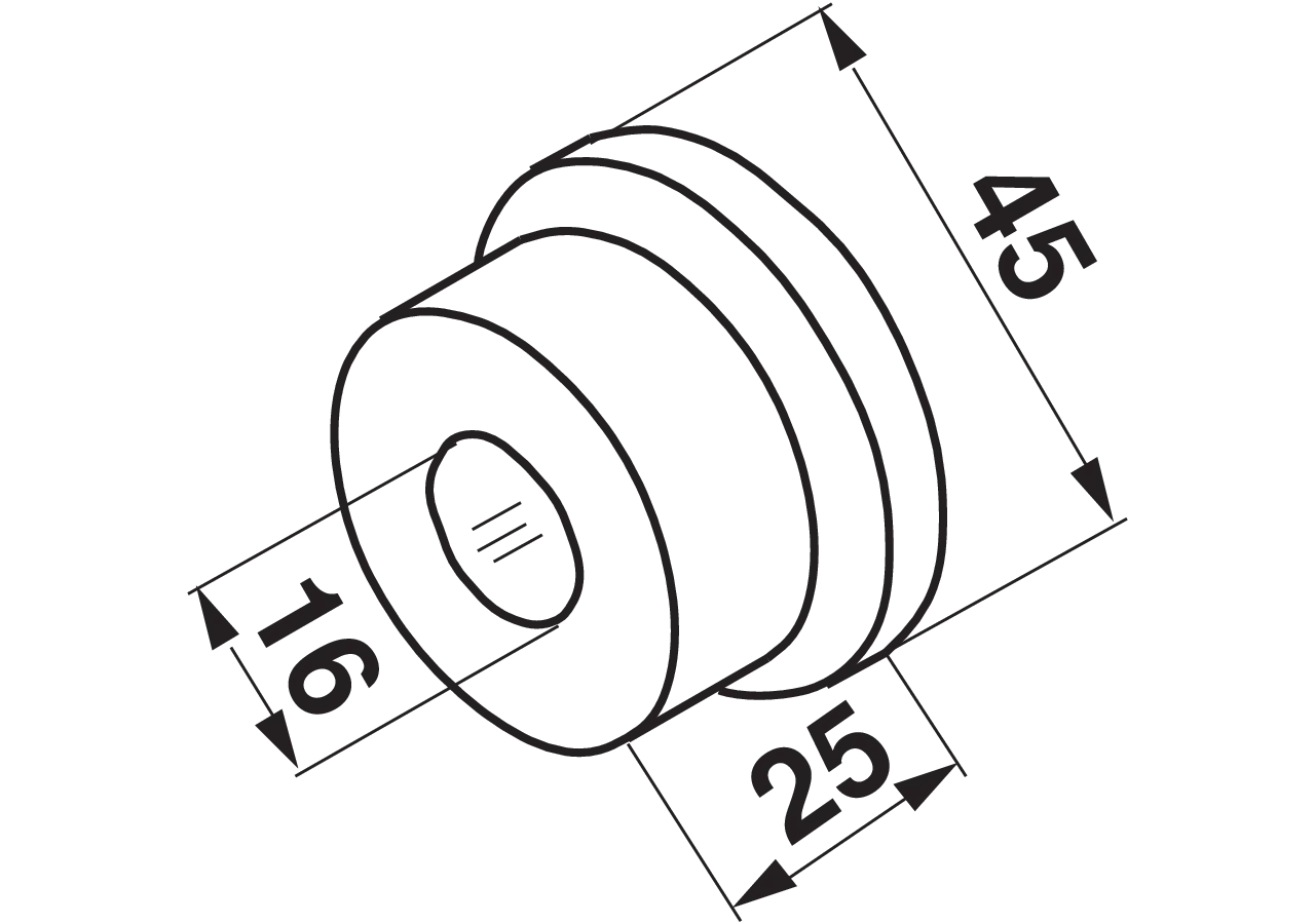 Distanzbuchse konisch GartenShop24