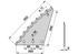 Mischwagenmesser L 260/300 x S 8 mm, kurze Schenkellänge, beschichtet – passend für Strautmann 609035 FRANK