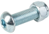 Linsenkopfschraube M16 x 40 mm, mit Sicherungsmutter GartenShop24