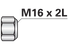 Stoppmutter M16 x 2,0 mm, Linksgewinde GartenShop24