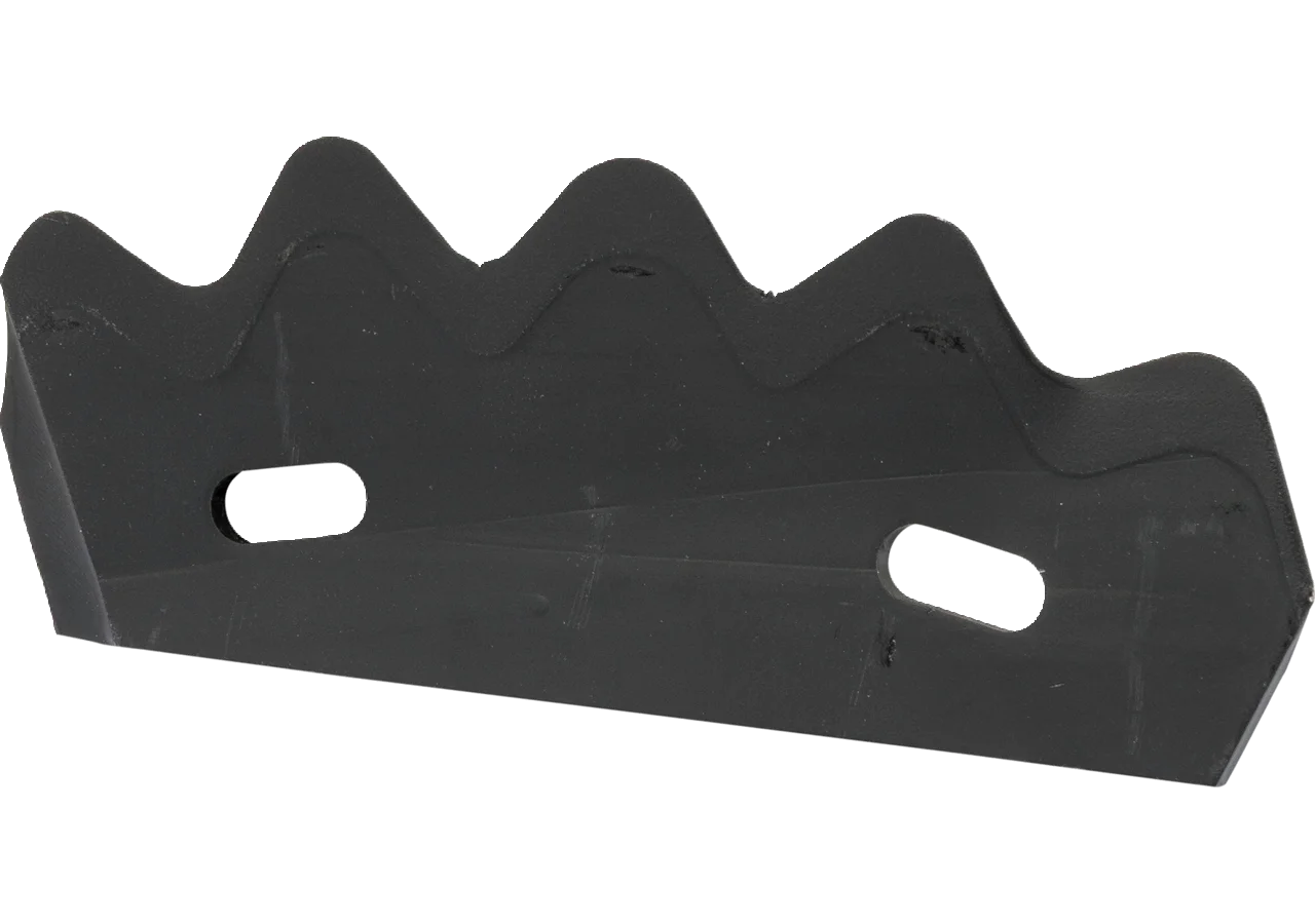 Mischwagenmesser L 212 x B 78 x S 5 mm, links, unten aufgebogen, beschichtet – passend für Strautmann GartenShop24
