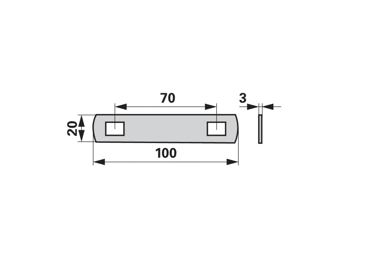 Verstärkung – passend für Claas 996807.1 MWS