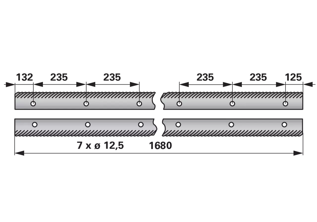 Schlagleistenpaar rechts – passend für Claas 181742.0 GartenShop24