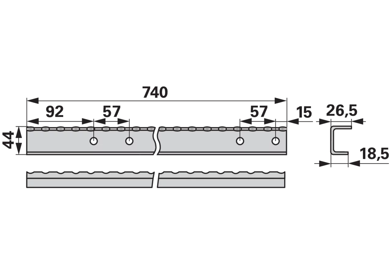 Förderleiste rechts – passend für Claas 630566.1 GartenShop24
