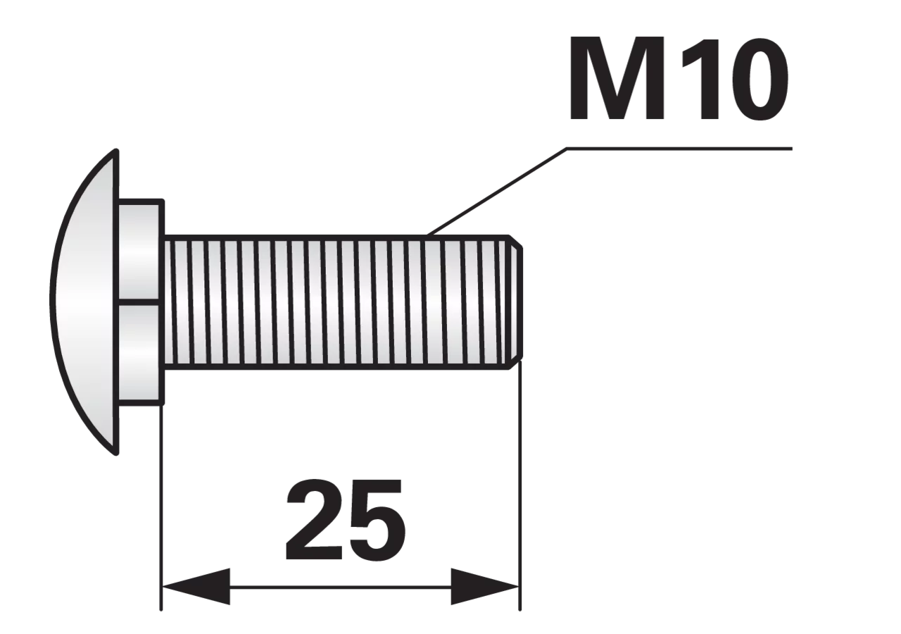 Flachrundschraube ohne Mutter – passend für Claas 216401.0 GartenShop24