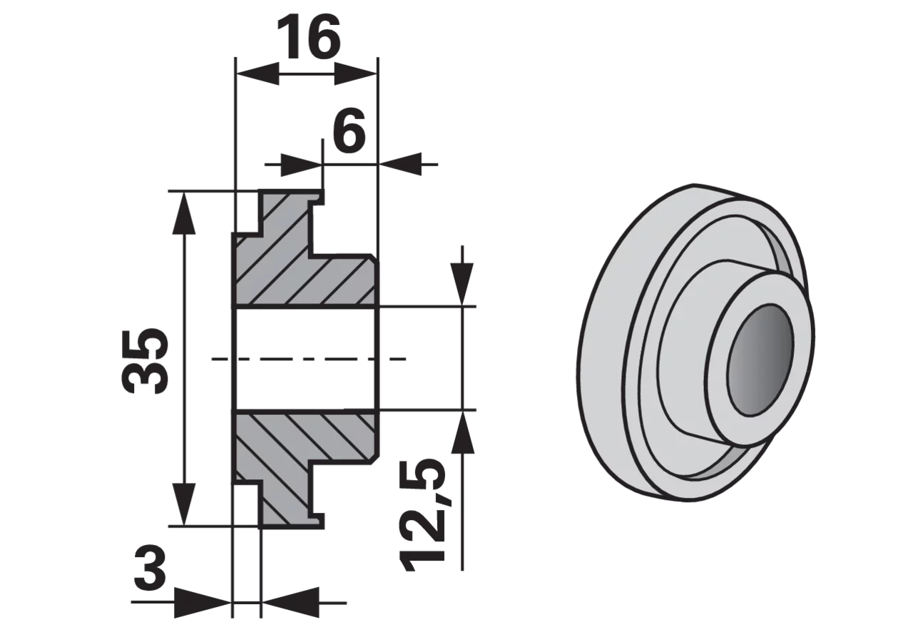 Buchse – passend für Claas 755861.1 GartenShop24