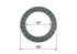 Reibbelag 126 x 180 x 5 mm GartenShop24