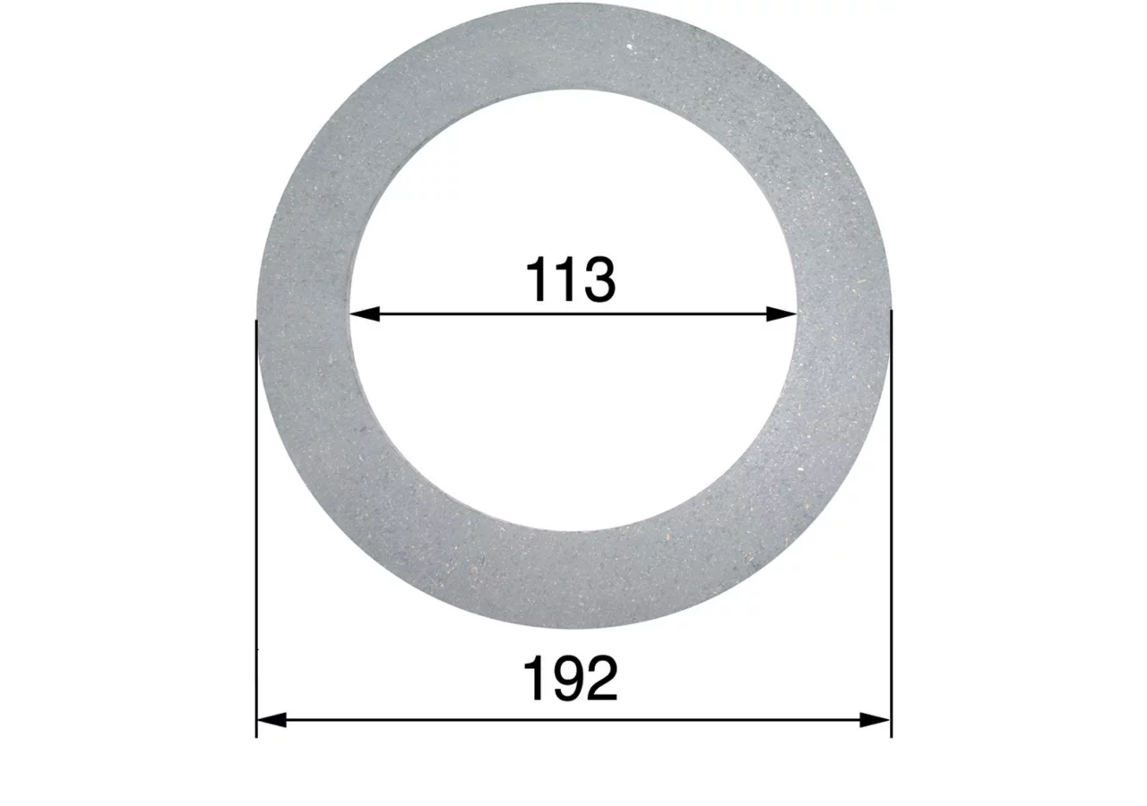 Reibbelag 122 x 185 x 5 mm GartenShop24