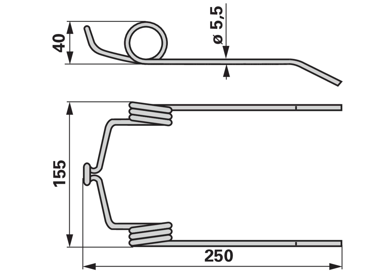 Haspelzinken – passend für Laverda 300114782 GartenShop24