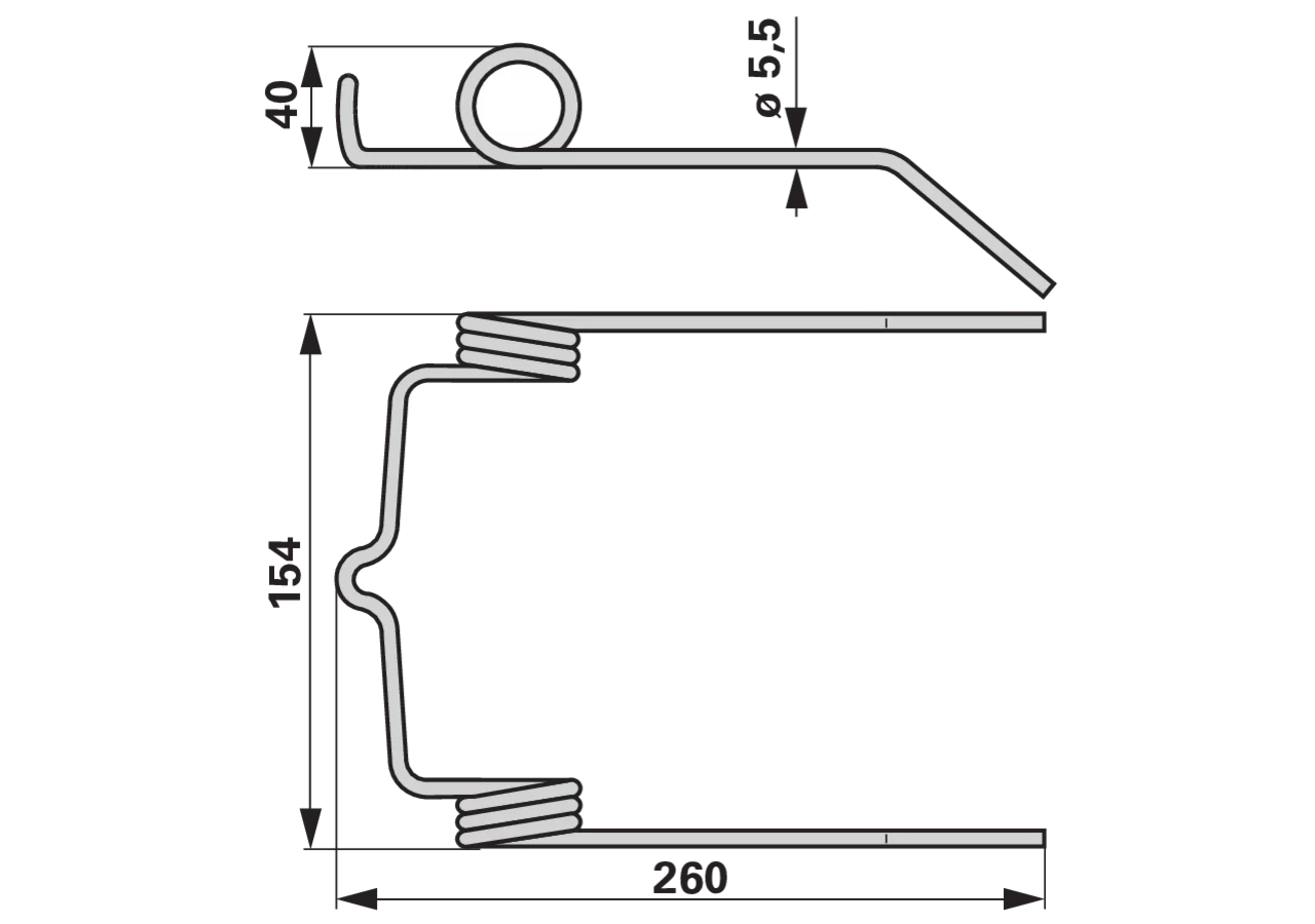 Haspelzinken – passend für Case 28680130 GartenShop24