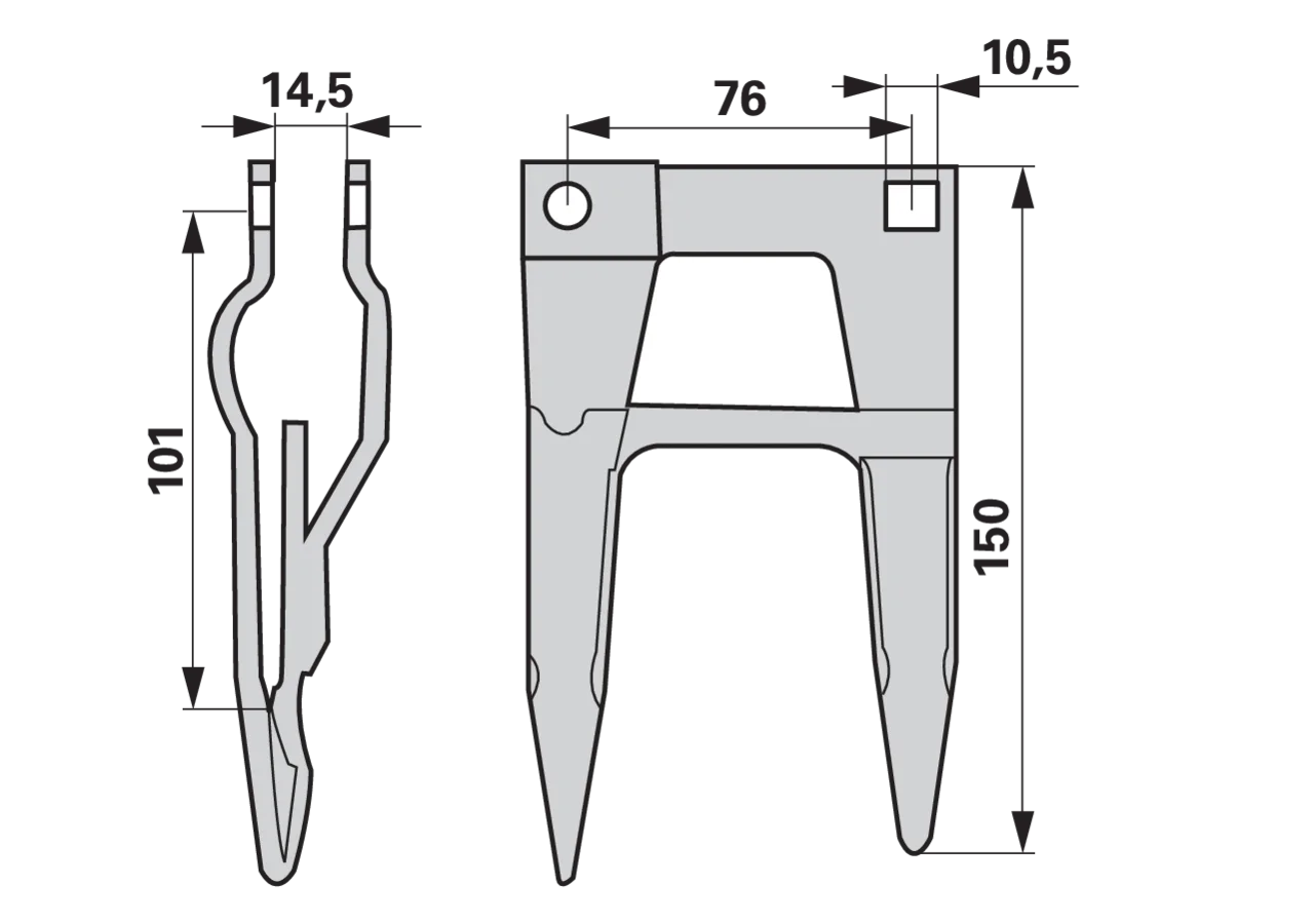 Doppelfinger Schumacher 10642.01 Schumacher