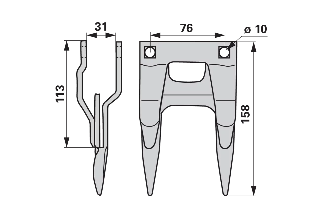 Führungsdoppelfinger Schumacher 16300 GartenShop24