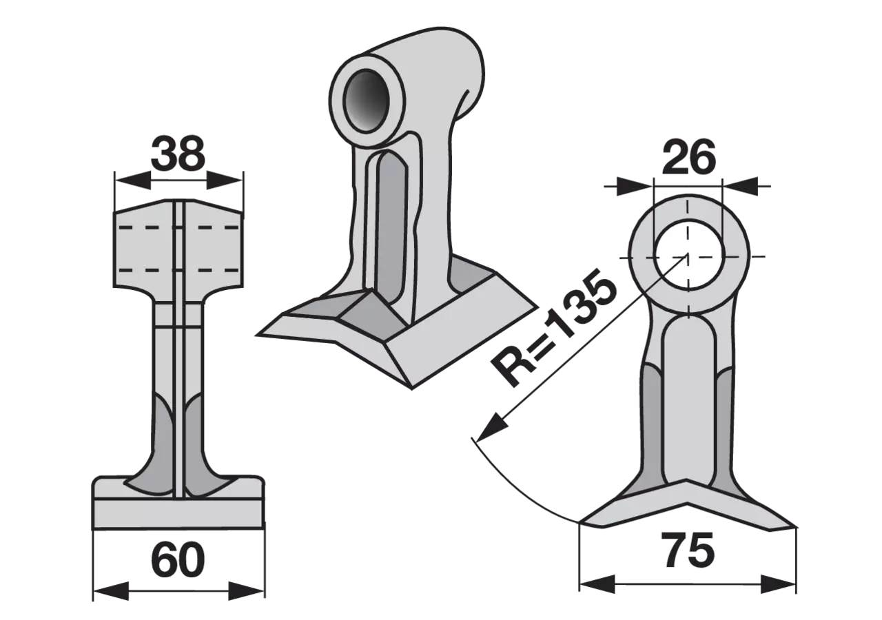 Schlaghammer – passend für Bomford 73.143.66 GartenShop24