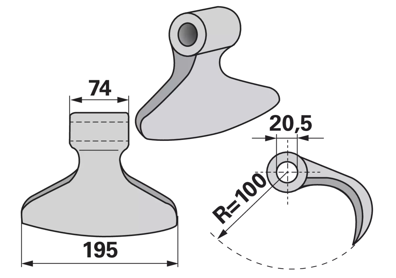 Schlaghammer – passend für Perfect 311624 GartenShop24