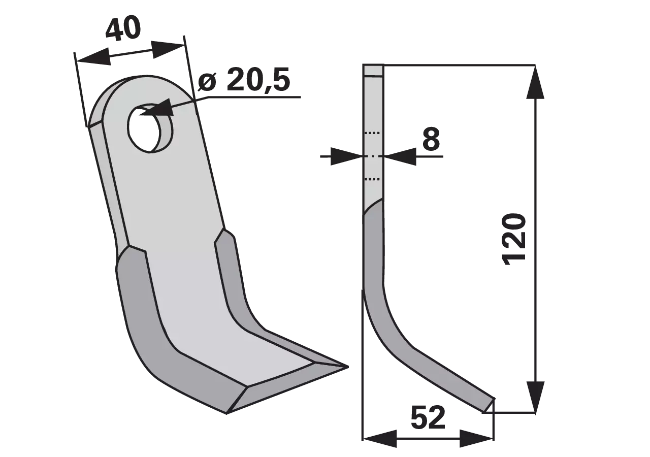 Y-Messer – passend für Agrimaster 3000323 GartenShop24