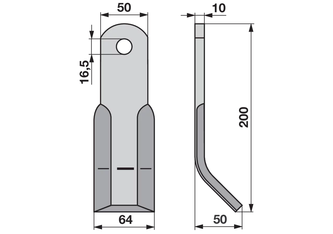 Y-Messer – passend für Kverneland 6400080 GartenShop24