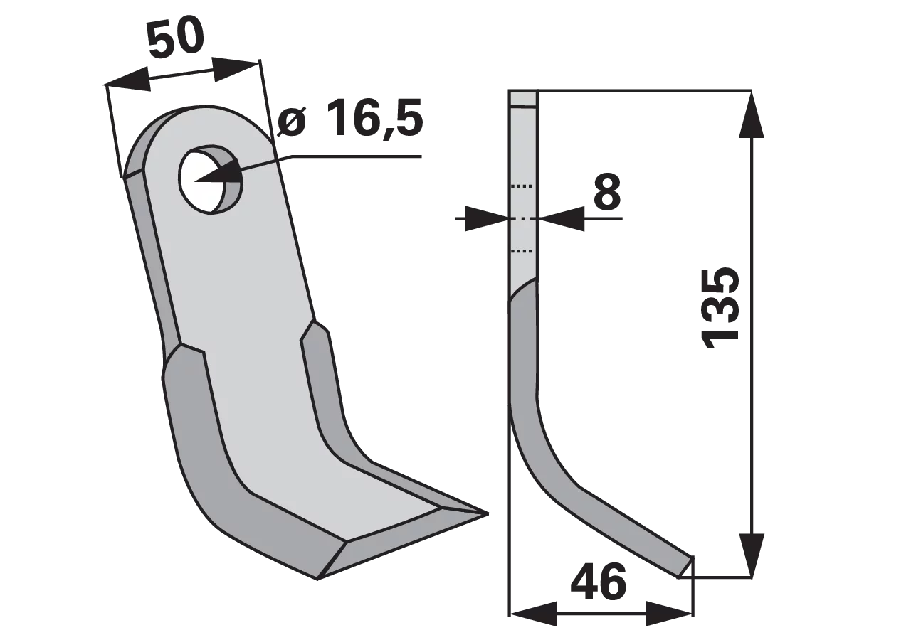 Y-Messer – passend für Humus 22492376 GartenShop24