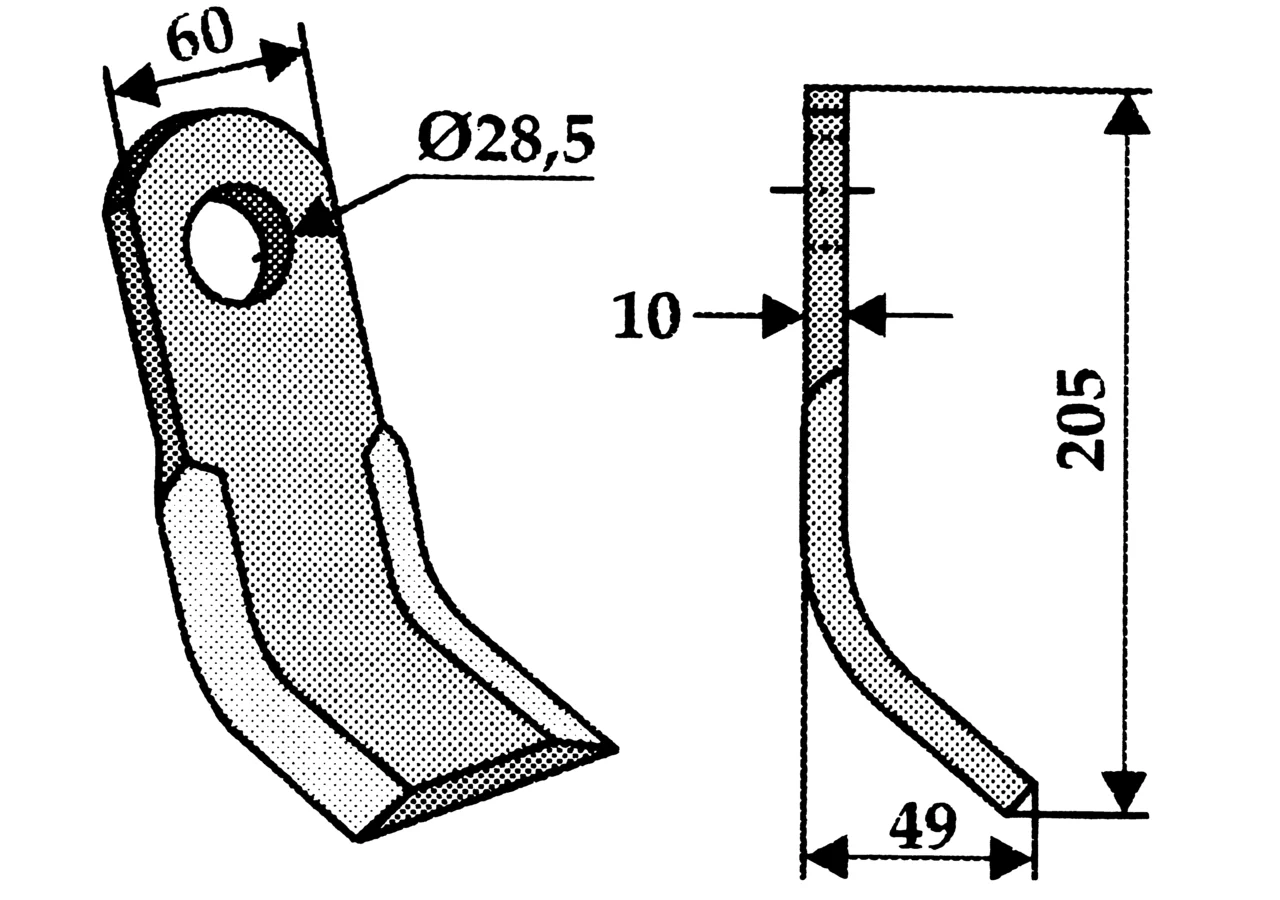 Y-Messer Breite 49 mm GartenShop24