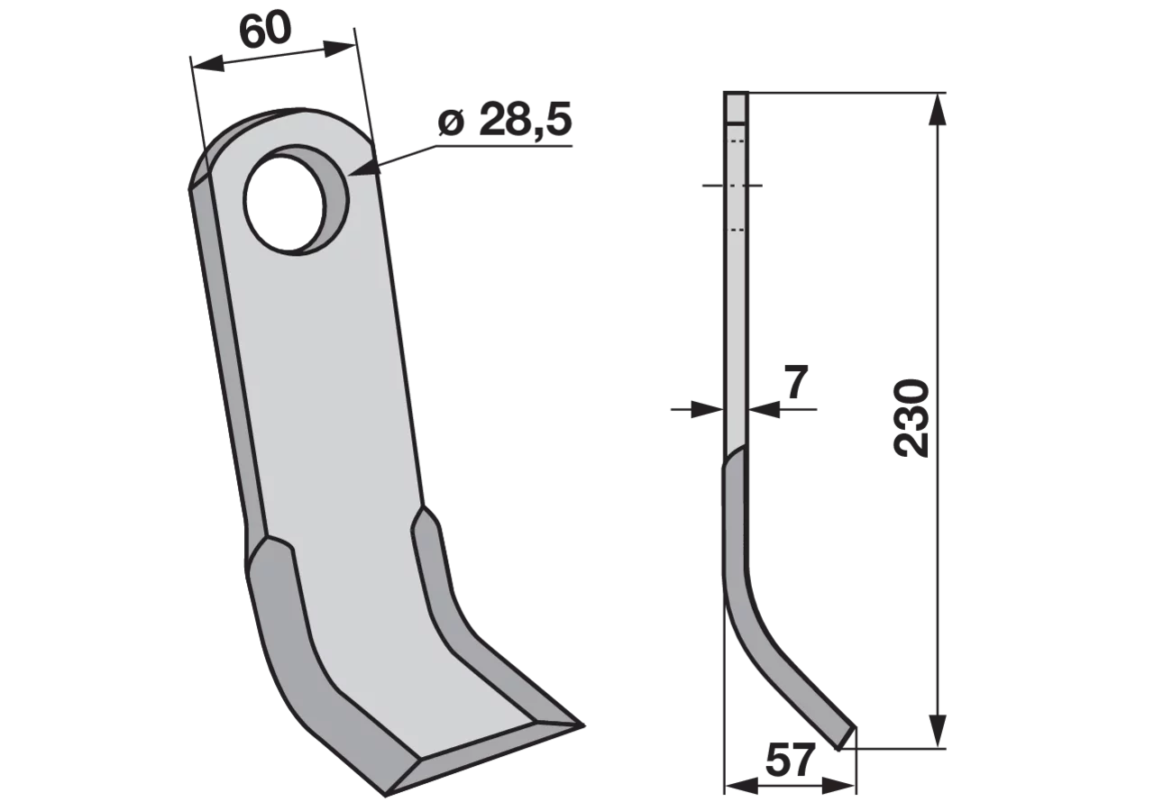 Y-Messer – passend für Cabe 185 GartenShop24
