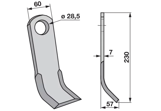 Y-Messer – passend für Cabe 185 GartenShop24