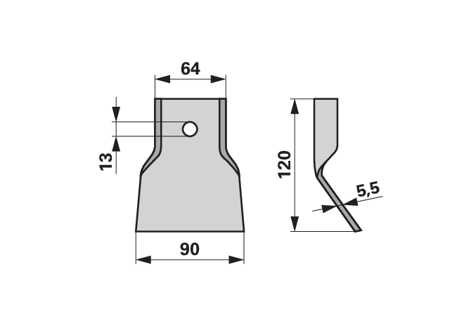 Schlegelmesser – passend für JF 2129-234 GartenShop24
