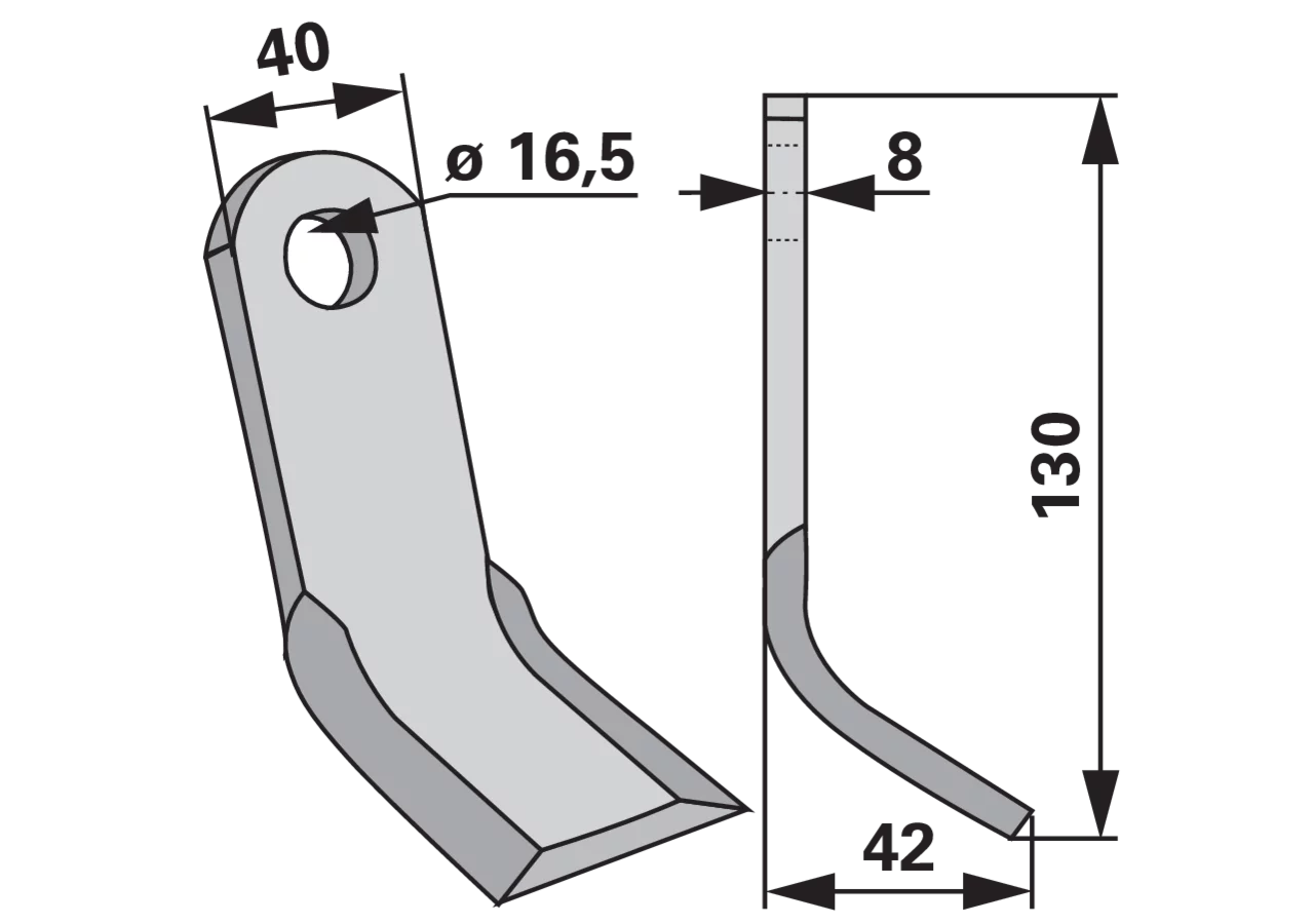 Y-Messer – passend für Kuhn 6060000 GartenShop24