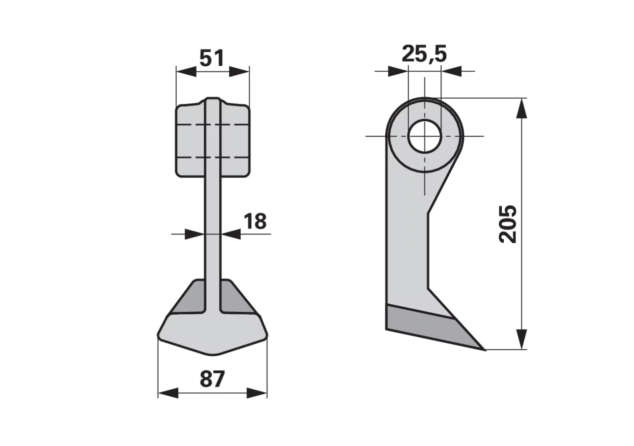 Schlaghammer B=87 H=180 Lo25,5 GartenShop24