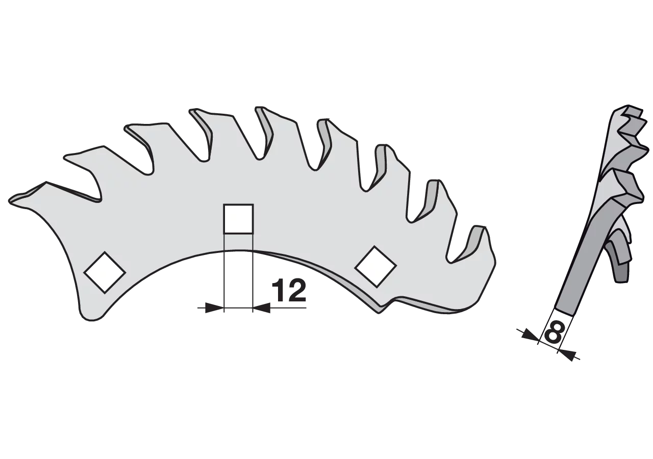 Schlegelsegment – passend für Mulag 175536 GartenShop24