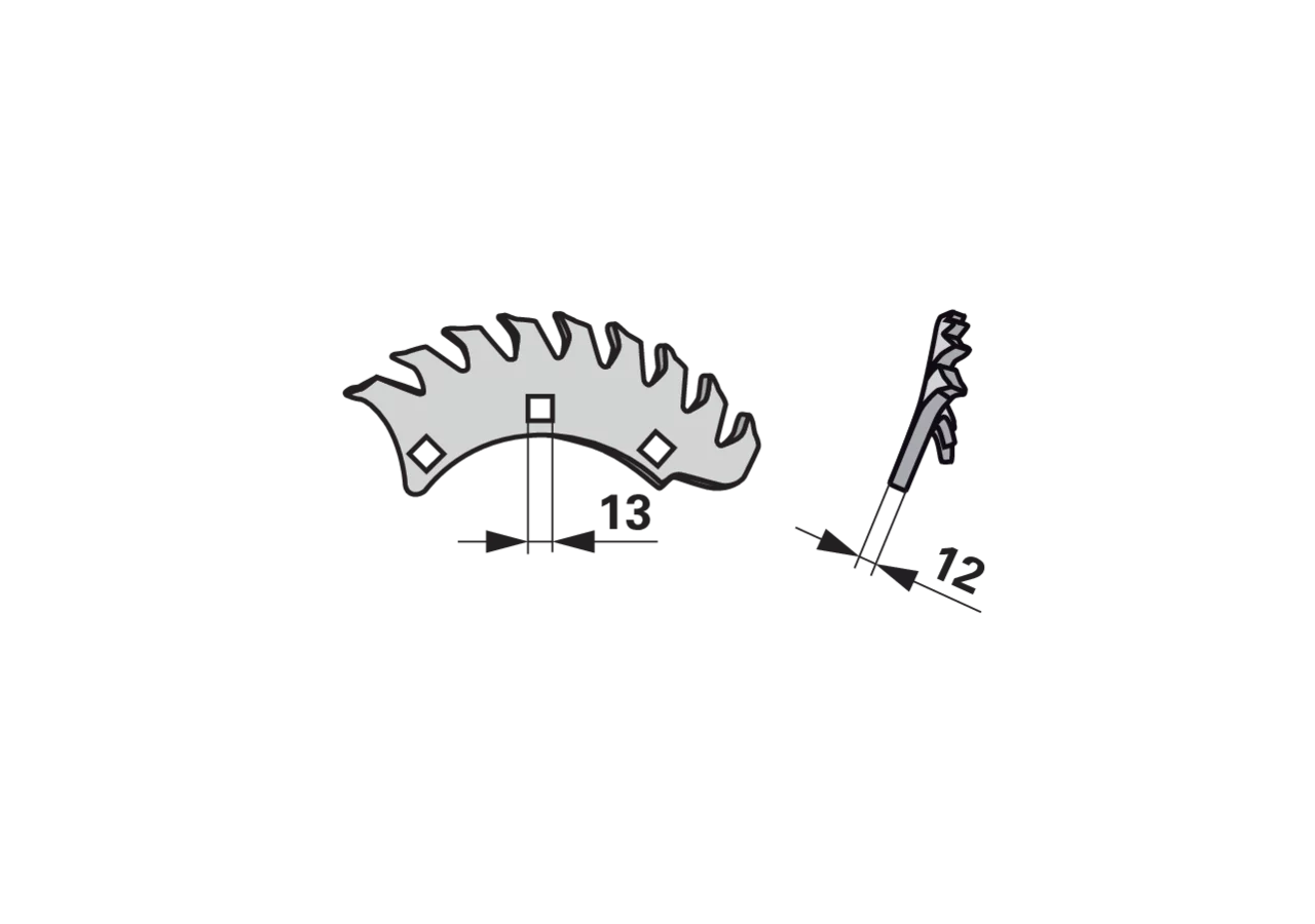 Schlegelsegment 12mm GartenShop24